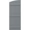 Ekena Millwork Americraft 6-Board (3 Batten) Wood Joined Board-n-Batten Shutters w/Ellipt Top, ARW401BE621X77CHH, PR ARW401BE621X77CHH - alternate 4